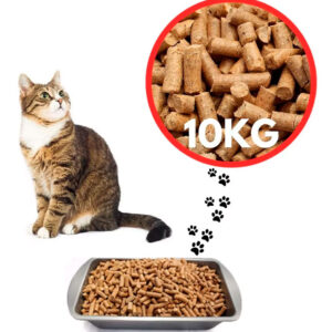 Arena Para Gato Biodegradable Pellet De Madera10kg Bioinvert